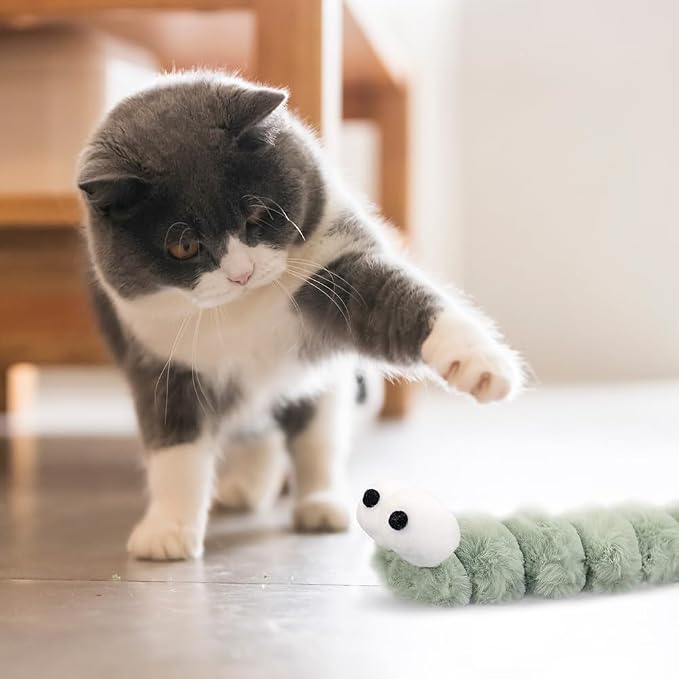 2BB Cat Kicker Toys 2 Pack, 13 Inch Quiet Catnip Toy Pillows for Indoor Cats, Soft Plush Refillable Kick Sticks for Kittens, Interactive Play & Exercise - Image 7