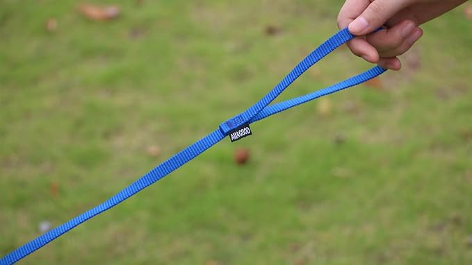 AMAGOOD 6 FT Cat Leash, Strong and Durable Traditional Style Leash with Easy to Use Collar Hook,Cat Lead Great for Cats (3/8 in x 6 ft,Black and Blue(2-Pack)) - Image 6