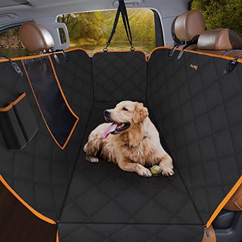 Dog Seat Covers for Trucks 100% Waterproof Car Hammock for Truck Back Seat Durable X-Large Seat Cover Against Dirt and Dog Fur Machine Washable Pet Seat Cover for Trucks and Large SUVs by iBuddy