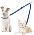 AUTOWT Double Dog Leash, No Tangle 360°Swivel Rotation Reflective Lead Attachment Adjustable Length Dual Two Dogs Lead Splitter, Comfortable Shock Absorbing Walking Training for 2 Dogs by AUTOWT