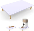 Elevated Cat Food Stand, Raised Pet Feeding Table for Cats and Dogs | Compatible with Most Bowls & Automatic Feeders, Elevated Cat Feeding Station, Cat Feeder Stand, Solid Wood, Healthy Posture L by KCLROEO
