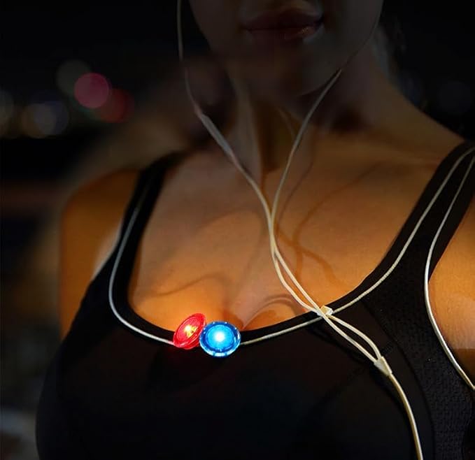 R1 LED Safety Light Clip-On Warning Lights for Night Running Walking Cycling Dog Walking Hiking Camping All Outdoor Sports Safety Warning (Clip Safety Light 3pcs) - Image 4
