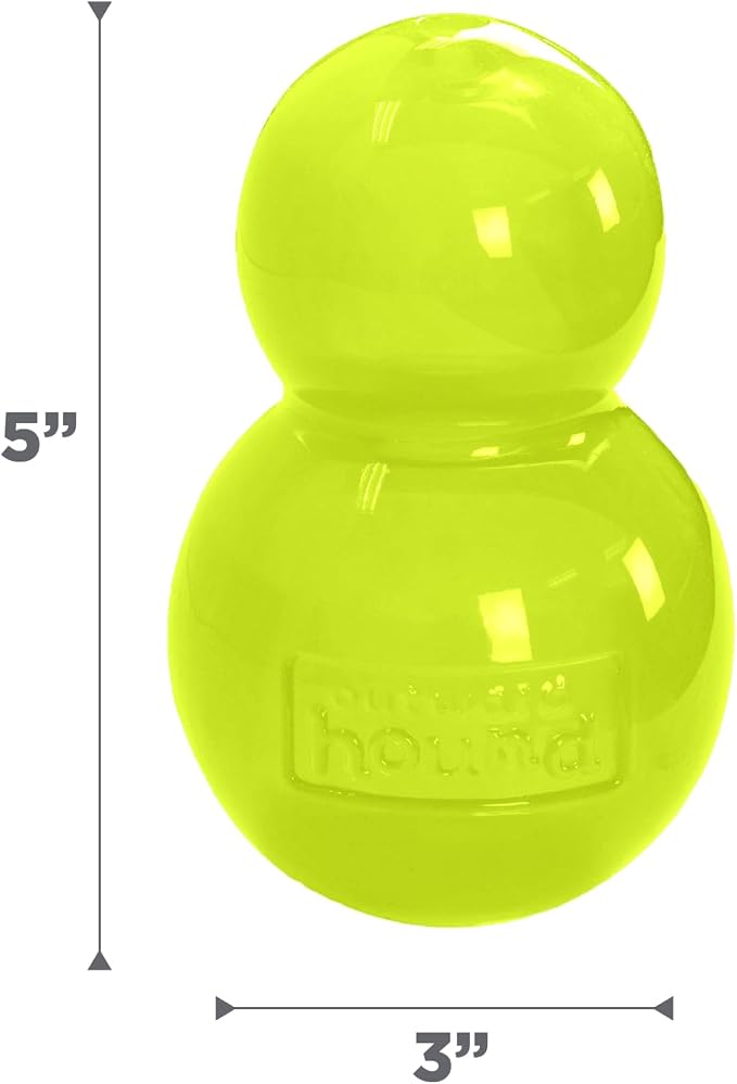 Outward Hound by Planet Dog Double-Tuff Stuffable Dog Toy, Large 5-Inch Green - Treat Dispensing Chew Ball for Medium to Large Dogs, Interactive Puzzle for Enrichment & Slow Feeding - Image 7