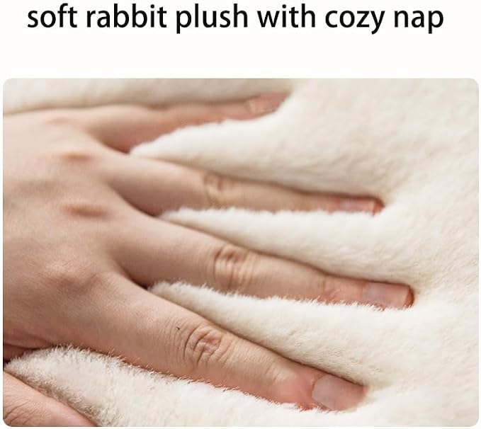 Soft Cat Window Sill Dog Pad Perch,Fluffy Windowsill Dog Pet Mat Pillow Seat Bed, Cat Pet Cushion for Window Sill Mat (Coffee, 12"x24") - Image 4