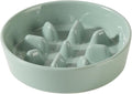 Havniva Dog Bowls Slow Feeder, Ceramic Slow Feeder Dog Bowls for Fast Eater | 0.9 Cups Dog Food Bowl Puzzle Feeder, Slow Feeding Bowls for Small Breed, Non-Slip Base, Anti-Choking by Havniva
