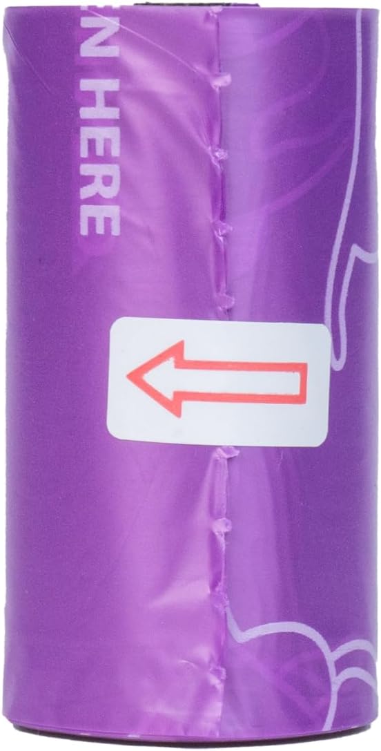 Glad for Pets Scented Dog Waste Bags, Lavender Scent, Purple, 90 Count | Tear-resistant with leak protection, fresh lavender scent, fun purple design, 6 rolls, heavy-duty daily use - Image 6