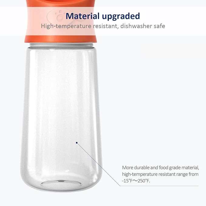 WePet Portable Dog Water Bottle, 19 OZ, Leak Proof Puppy Water Dispenser with Drinking Feeder for Pets Outdoor Walking, Hiking, Travel, Food Grade Plastic - Image 5
