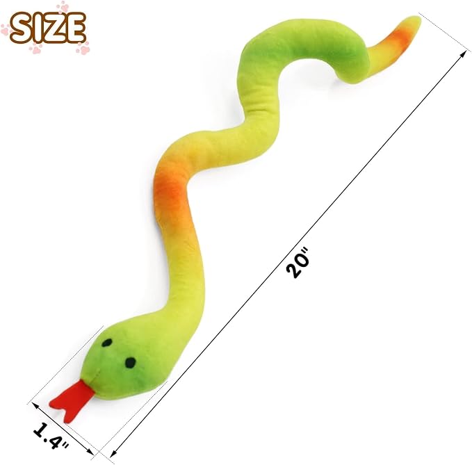 CiyvoLyeen Plush Snake Catnip Toys for Indoor Cats 5 Pack | Interactive Snake Cat Chew Kicker Toys, Boredom Relief, Soft Durable Plush with Catnip, Funny Gift for Cat Lovers & Kitten - Image 3