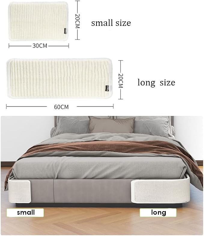 HAOZAIKEJI Cat Scratcher Mat Sofa Protector Natural Sisal Cat Scratching Mat Cat Scratch Couch Cover Heavy Duty Couch Guard Scratch Pad for Grinding Claws Protecting Furniture (Thicken Gray Long) - Image 5