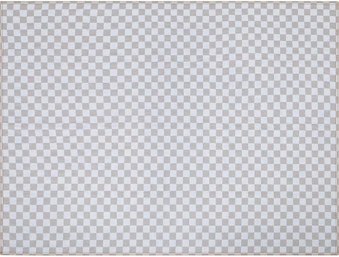 Lovewag Cat Litter Mat, Litter Box Mat, Taupe Checkers, 36x48, 2 Pack | Washable litter mat cover, kitty litter mat & cat mat for litter box, litter trapping mat, prevents tracking, multi-cat - Image 3