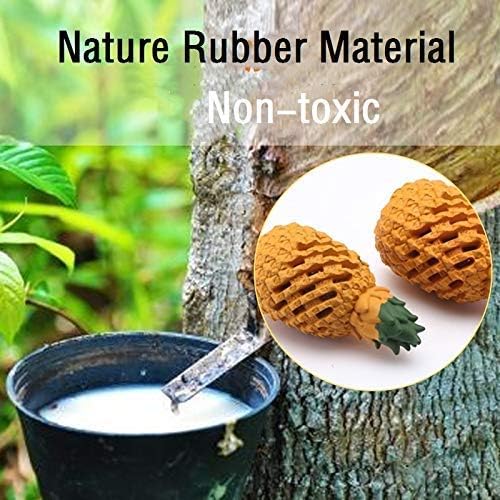 Pineapple Dog Toys for Large Dogs Puppy, Dog Chew Toys for Small Medium Dogs to Keep Them Busy, Interactive Dog Toys Tough Dog Puzzle Toys Treat Dispensing Durable Dog Dental Chew - Image 7