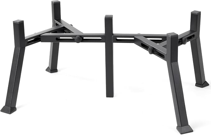 LOOBANI Double Dog Bowl Stand Adjustable 5.9"-8.7" Width for Seniors Dogs | Reduces Neck Strain, Non-Slip Rubber Feet, Rust-Proof Stand, Easy Clean, for Senior & Arthritic Dogs by LOOBANI
