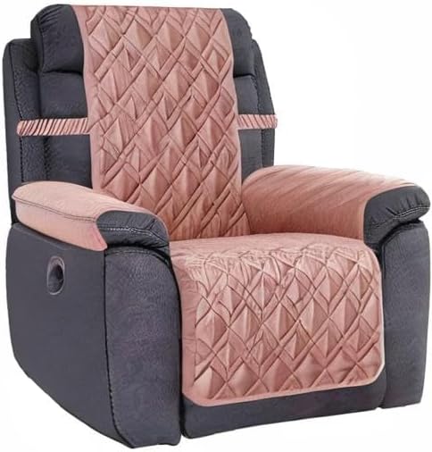 Ameritex Waterproof Nonslip Recliner Cover Stay in Place, Dog Chair Cover Furniture Protector, Ideal Recliner Slipcovers for Pets and Kids (Pink, 30'') - Image 9