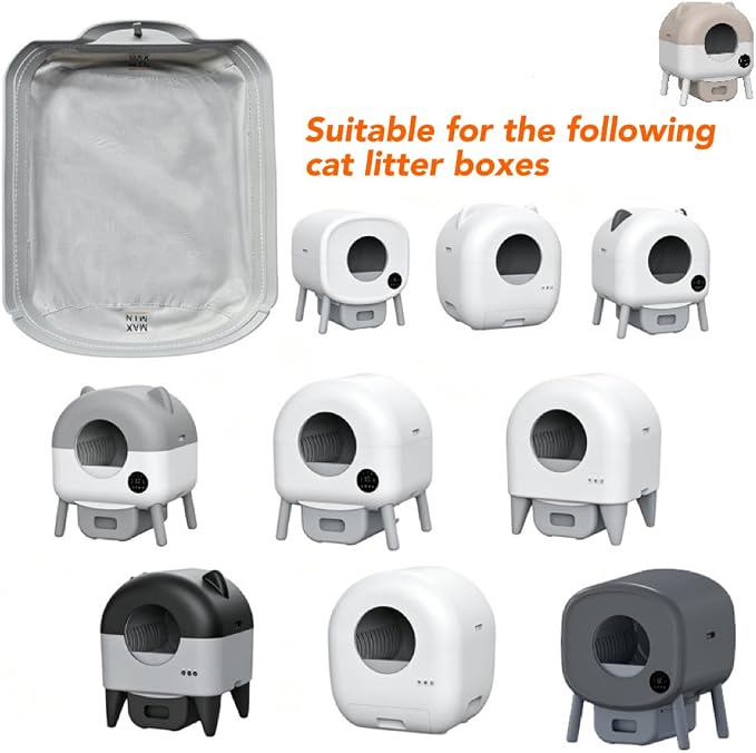Automatic Litter Box Replacement Pad Replacement Waterproof Liner | Waterproof leakproof anti-stick scratch resistant flexible liner for self-clean cat litter box - Image 3