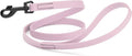 Dogline Biothane Waterproof Dog Leash Strong Coated Nylon Webbing with Black Hardware Odor-Proof Easy to Clean High Performance for Small or Large Dogs Made in USA 4 or 6 ft Lead, Pastel Purple by Dogline