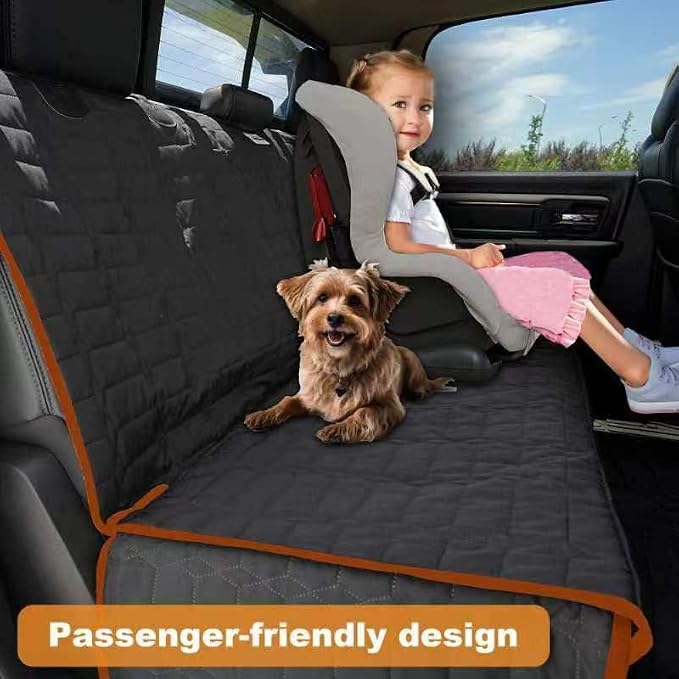 Reliadura Back Seat Cover for Dogs, Washable Bench Seat Covers for Trucks,Nonslip Truck Seat Cover Protector for F150/Ram1500/GMC Sierra/Toyota/Chevrolet Silverado,Car Seat Covers for Dogs - Image 2