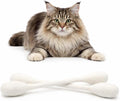 Glaciart One XXL Swabs Cat Toys with Catnip - 2 Pk | Durable for Chew, Cute Cat Toys Interactive Kitty for Boredom, Exercise, & Play | Filled w/Organic Catnip for Anxiety & as Digestive Aid by GlaciartOne