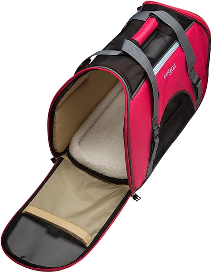 Coastal Pet Bergan Comfort Carrier - Breathable Travel Carrier for Dogs & Cats - Heather Berry, 19" x 10" x 13" by Bergan+by+Coastal+Pet