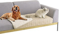 Tcksstex Waterproof and Non-Slip Dog Bed Cover and Pet Blanket Sofa Pet Bed Mat ，car Incontinence Mattress Protectors Furniture Couch Cover for Most Cats Dogs,Pets（30x70-Beige） by TcksstexFauxFurDogBedCover