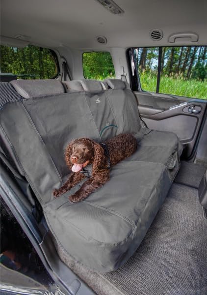Kurgo Rover Extended Bench Seat Cover, Charcoal, 63" Wide | Protects Bench Seats from Muddy Paws & Pet Hair, Waterproof, Stain Resistant, Secure Fit, Extended Width for SUVs & Trucks - Image 5