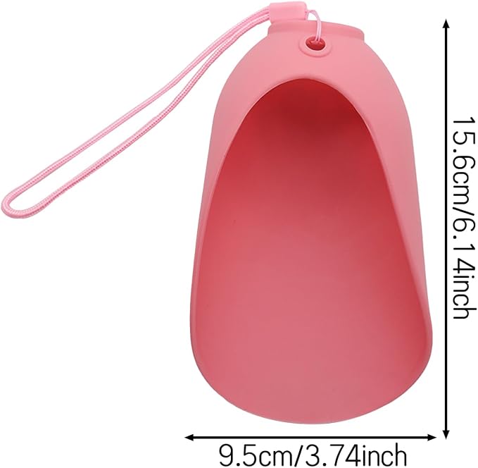 Portable Pet Water Feeder Dispenser 2 Pack- Silicone Reusable Dog Water Bottle Attachment for Outdoor Walking, Hiking, Camping, and Travel - Image 6