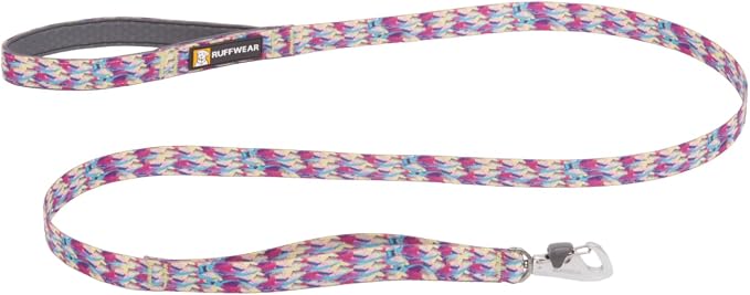 Ruffwear, Front Range Dog Leash, 5 ft Lead, Reef Fish | Light & Strong Lockable Swivel Crux Clip, Padded Handle, Durable Webbing, Traffic Handle & Accessory Loop for Everyday Walks by RuffwearInc