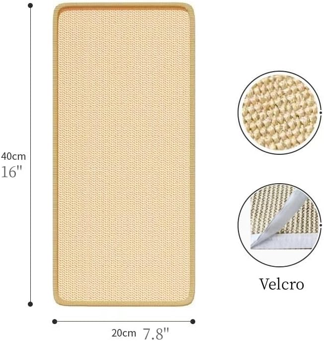 2 Pieces Cat Hammock Wall Mounted Floating Wall Shelf with Cat Scratching Mat Thick Solid Wood Cat Tree for Cat (2 Pieces Hammock) - Image 8