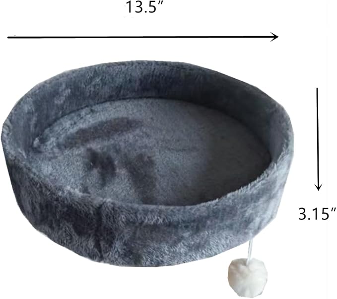 SHENGOCASE 13.5" Cat Tree Tower Accessories Replacement Parts Top Perch Bed Platform, Cat Tower Add ons (Grey, M10) - Image 5