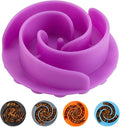 Slow Feeder Dog Bowls Insert, Animire Soft Silicone Slow Eating Dog Food Bowl for Small, Medium and Large Dogs, Compatible with Regular and Elevated Bowls by Animire