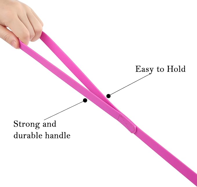 Waterproof Long Leash Durable Dog Recall Training Lead Great for Outdoor Hiking, Training, Yard, Beach and Swimming (Purple, 50ft) - Image 4
