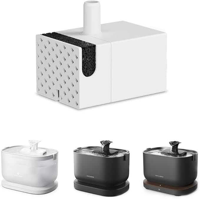 PETLIBRO Offical Cat Water Fountain Pump, Easy Replacement for Cat Fountain PLWF115/PLWF105/PLWF005, Wireless Cat Fountain Pump for Pet Water Fountain, Super Quiet Pump for Dog Dispenser by Unknown