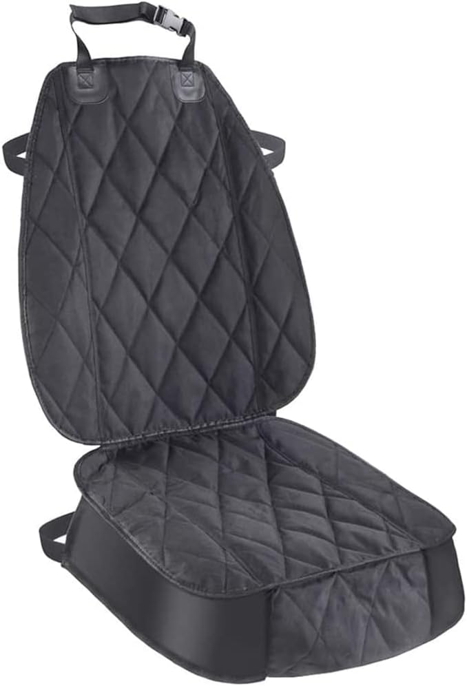 AsFrost Dog Seat Cover Cars Trucks SUVs, Thick 600D Waterproof Pet Car Seat Cover Dog, Heavy Duty & Wear-Resistant Durable Nonslip Backing with Side Flaps, Scratchproof Dog Front Seat Cover | Thicked 600D Oxford, Pet Car Seat Cover, Heavy Duty & Wear-R... by AsFrost