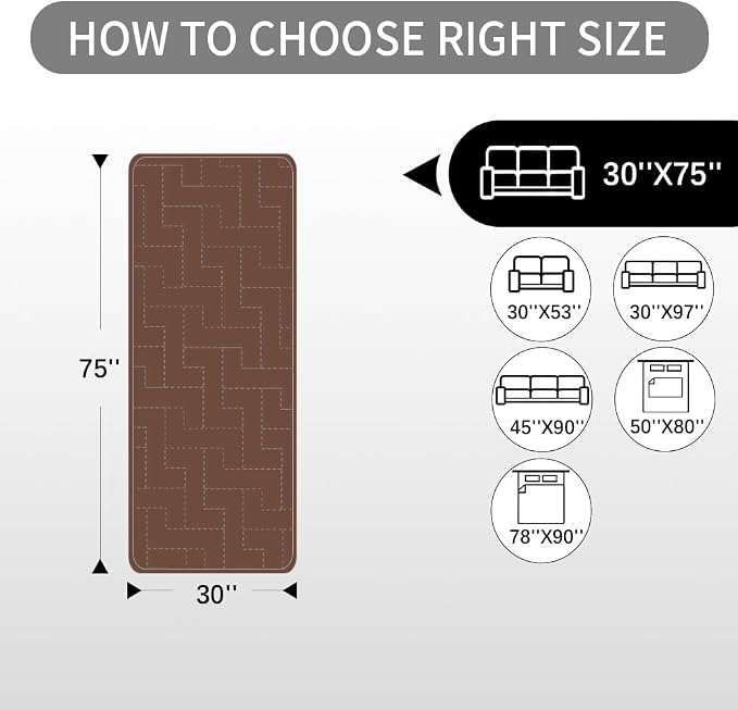 fuguitex Waterproof Dog Bed Cover Couch Cover for Pet Anti-Slip Cat Mat Pet Pad Blanket for Sofa Chair Recliner Bed Furniture Protrctor - Image 7