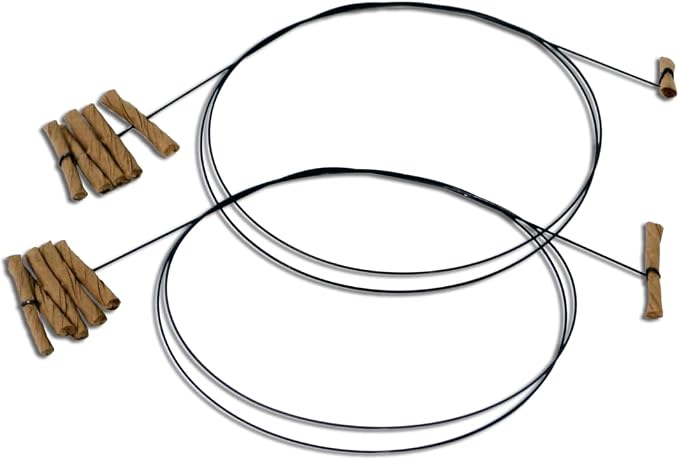 Cat Dancer Interactive Cat Toy - Fun and Fitness for Your Furry Friend - Engaging Paper Roll Attached with 30 Inches Flexible Spring Steel Wire for Playful Cats – 2 Pack by CAT+DANCER+PRODUCTS