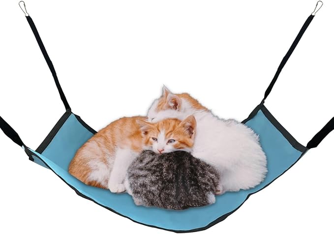 Cat Hammock for Cage Hanging，Breathable Coolness Hammock Bed for cat Small Animal by zhuohai