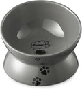 Y YHY Cat Bowls,Grey by YYHY