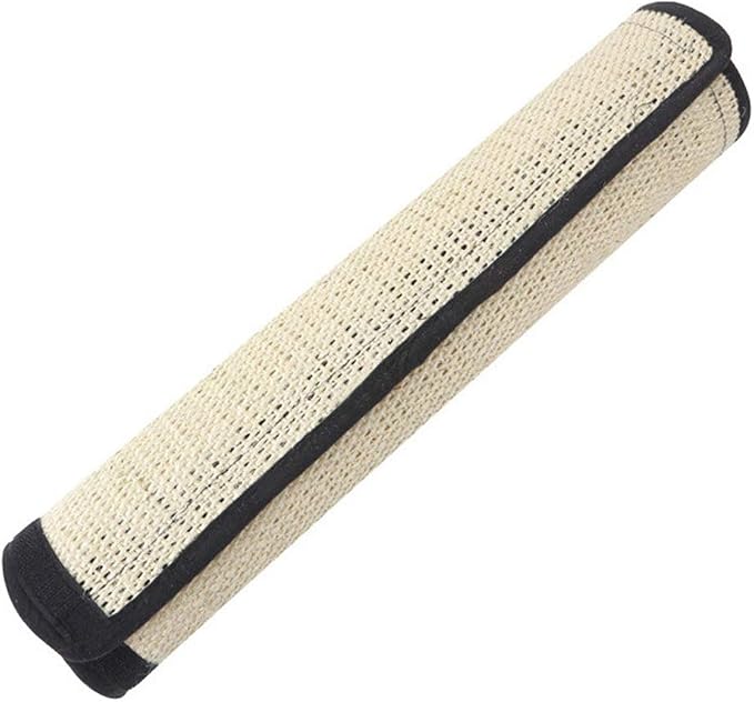 Cat Scratcher Mat with Interactive Mouse Toy, Cat Scratching Post Natural Sisal Table Leg Scratch Wrap Cat Grinding Claws Scratching Post Replacement Flexible Installation - Image 3