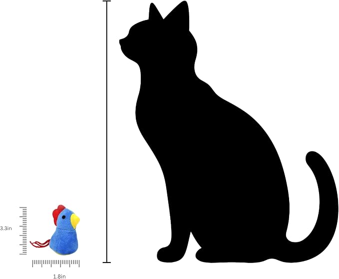 Catnip Cat Toy, 2 Pack Chicken Bird Interactive Chew Kicker Toys, cat Toys for Indoor Cats, Boredom Relief Kitten Exercise, Soft Durable for All Breed - Image 4