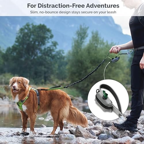Tuff Mutt Dog Poop Bag Holder with Velcro Attachment - Durable Fabric Poop Bag Dispenser for Leashes - Includes Starter Roll for Easy Cleanup (Pack of 3) - Image 3