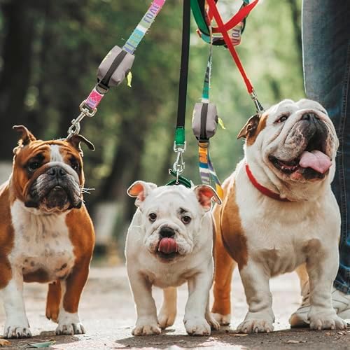 Tuff Mutt Dog Poop Bag Holder with Velcro Attachment - Durable Fabric Poop Bag Dispenser for Leashes - Includes Starter Roll for Easy Cleanup (Pack of 3) - Image 8