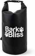 Reusable Odor Proof Dog Poop Bag Holder for Walks, Leashes, Water Resistant Wag Bags for Backpacking, Dog Hiking Bag, Black, 2L by BarkBliss