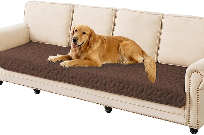 Ameritex Waterproof Pet Bed Cover Anti-Slip Dog Bed Blanket for Sofa and Furniture Waterproof New Pattern Design (Chocolate, 30x90 Inch (Pack of 1)) by Ameritex