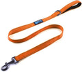 Max and Neo Small Dog Leash - Reflective Nylon, Donates to Dog Rescue (Orange, 4x5/8) by MaxandNeo
