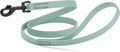 Dogline Biothane Waterproof Dog Leash Strong Coated Nylon Webbing with Black Hardware Odor-Proof Easy to Clean High Performance for Small or Large Dogs Made in USA 4 or 6 ft Lead, Sage Green by Dogline