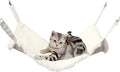 Andiker Cat Hammock, Reversible Cat Cage Hammock with Metal Hooks for Cats for Sleeping and Playing, 22 * 17 Inches Double-Sided Hanging Kitten Bed to Hang in Cages or Under Chairs (Large) by Andiker-ServingforYou
