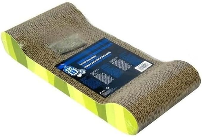 Catit Style Scratcher with Catnip - Jungle-Stripe Lounge by Catit