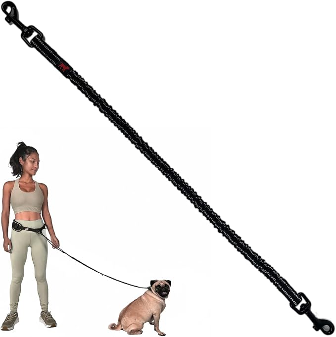 Add-On Accessory Small Size Bungee Leash Extension | Extends Hands Free Leashes by Two Feet | Requires Purchase of Hands Free Bungee Leash for Small Dogs Sold Separately by TuffPupper