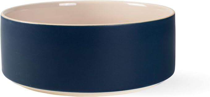 Fringe Studio Minimal Midnight Medium Stoneware Pet Bowl, PetShop Collection (479108) (Pack of 2) - Image 2