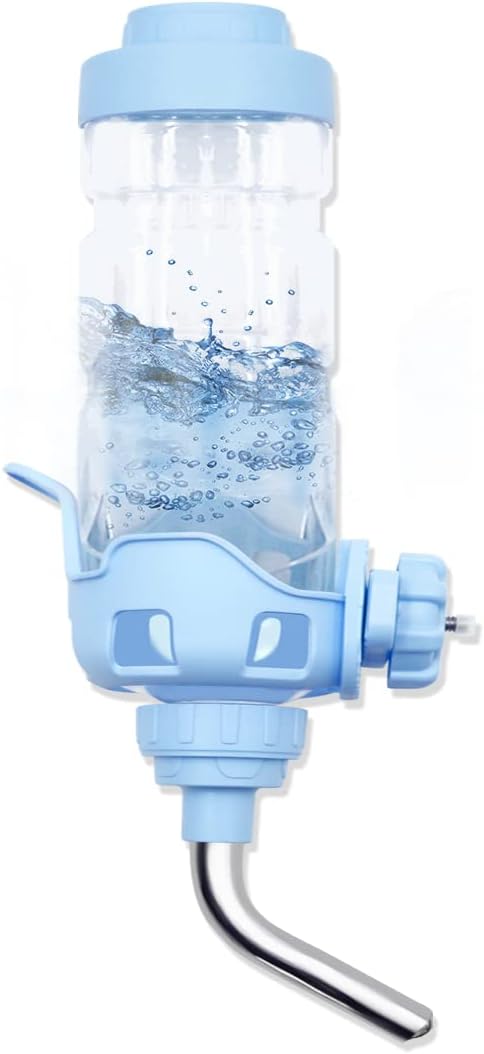 Vannon Dog Crate Water Bottle, 34oz Top-Fill Pet Water Dispenser, Blue | kennel water bottle helps keep pets hydrated longer with fewer refills and easy daily care. by Vannon