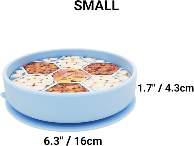 Mr. Peanut's Interactive Slow Feed Dog Bowl, Fun Healthy Bloat Stop Feeder (Small) - Image 2